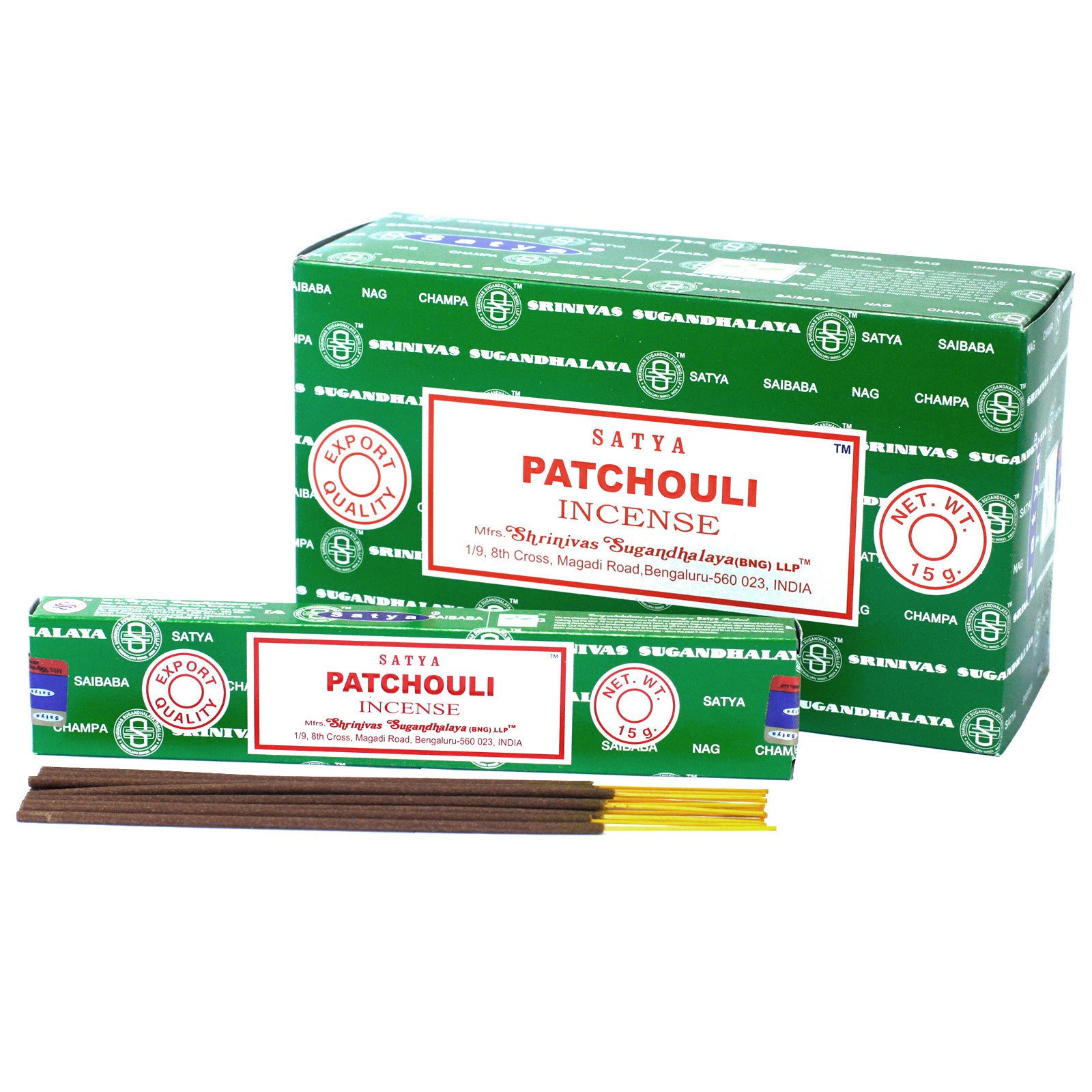 View Satya Incense 15gm Patchouli information