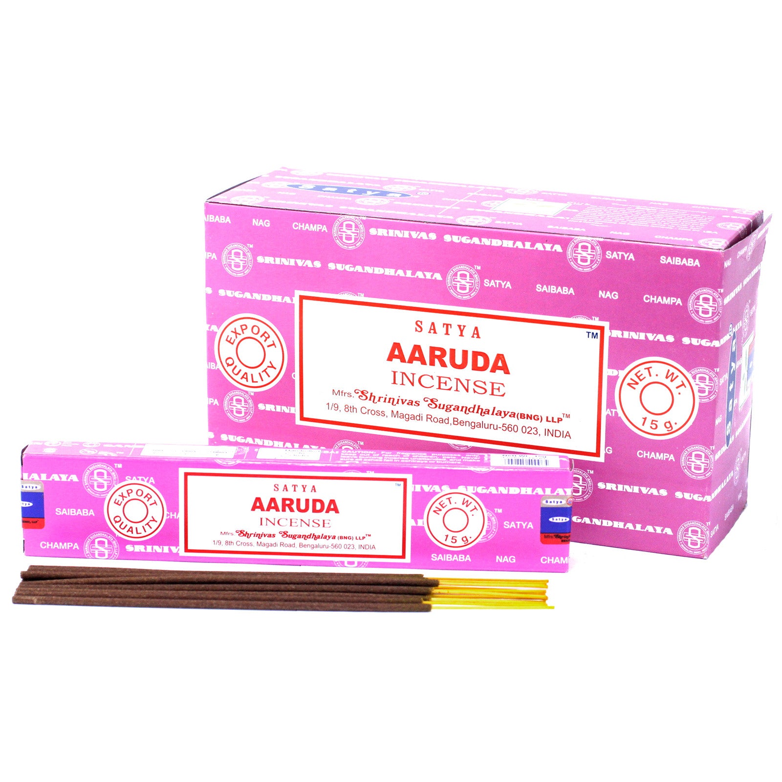 View Satya Incense 15gm Aaruda information