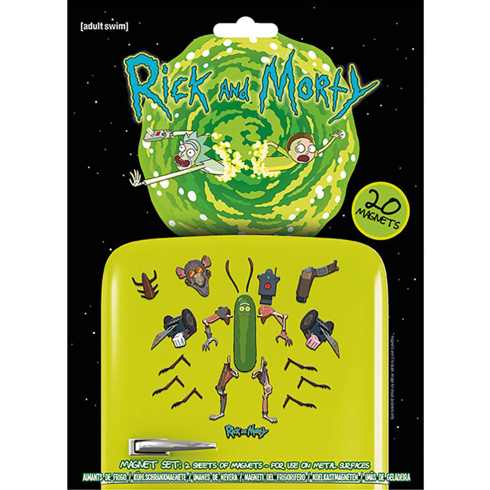 View Rick And Morty Fridge Magnet Set information