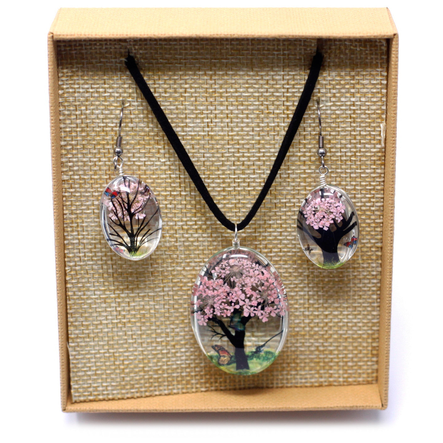 View Pressed Flowers Tree of Life set Pink information