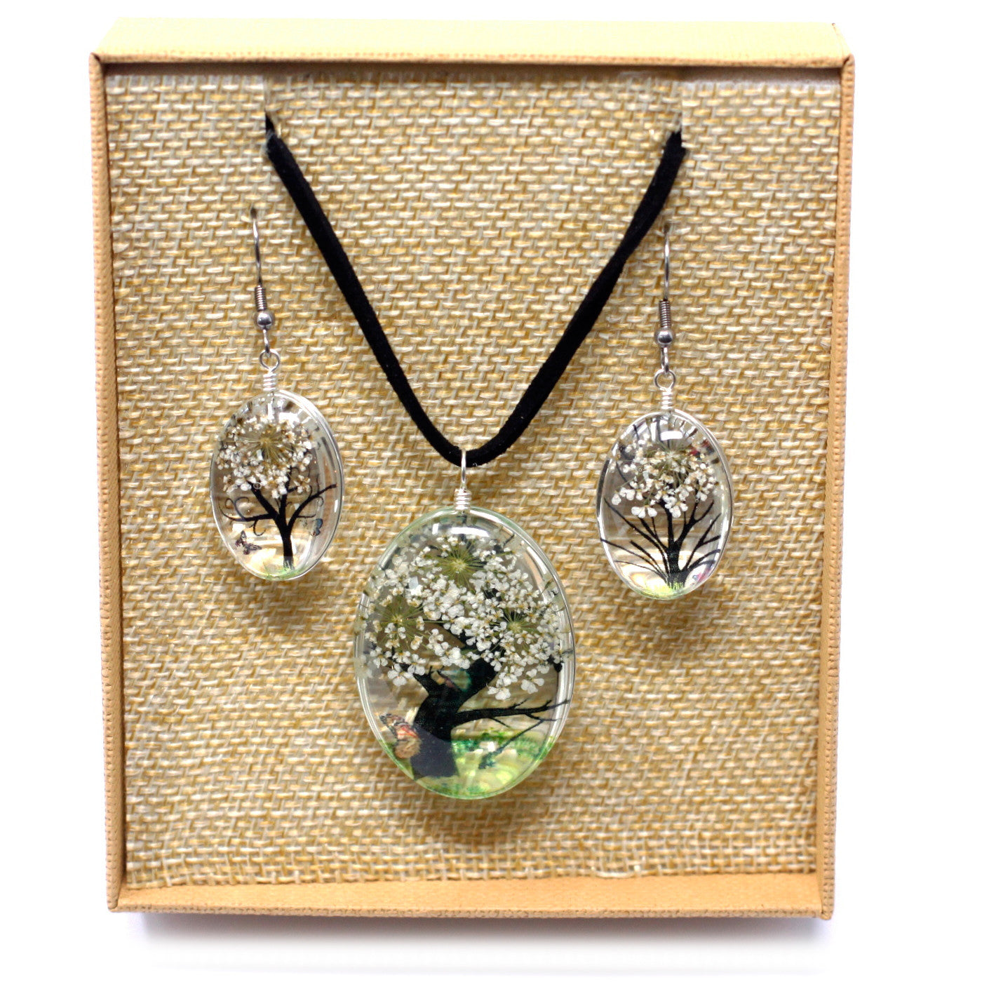 View Pressed Flowers Tree of Life set White information