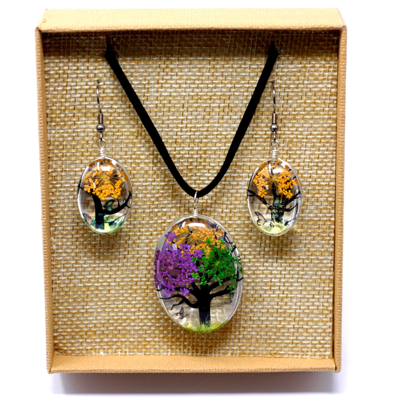 View Pressed Flowers Tree of Life set Mixed Colours information