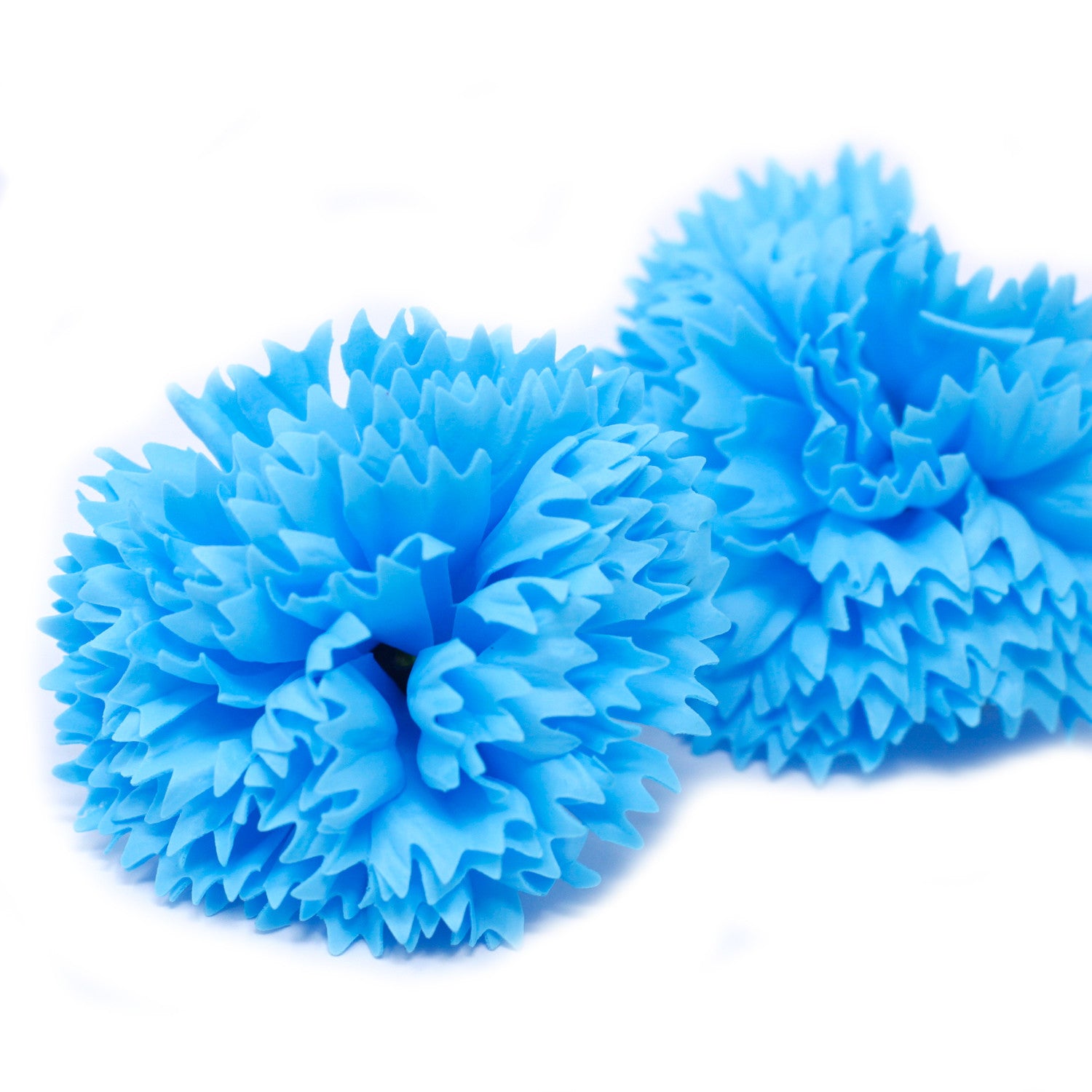 View Craft Soap Flowers Carnations Sky Blue x 10 pcs information