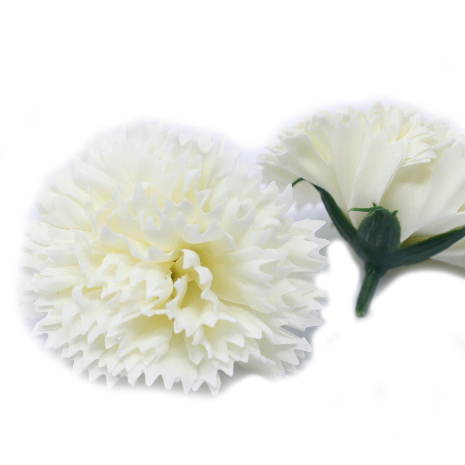 View Craft Soap Flowers Carnations Cream x 10 pcs information