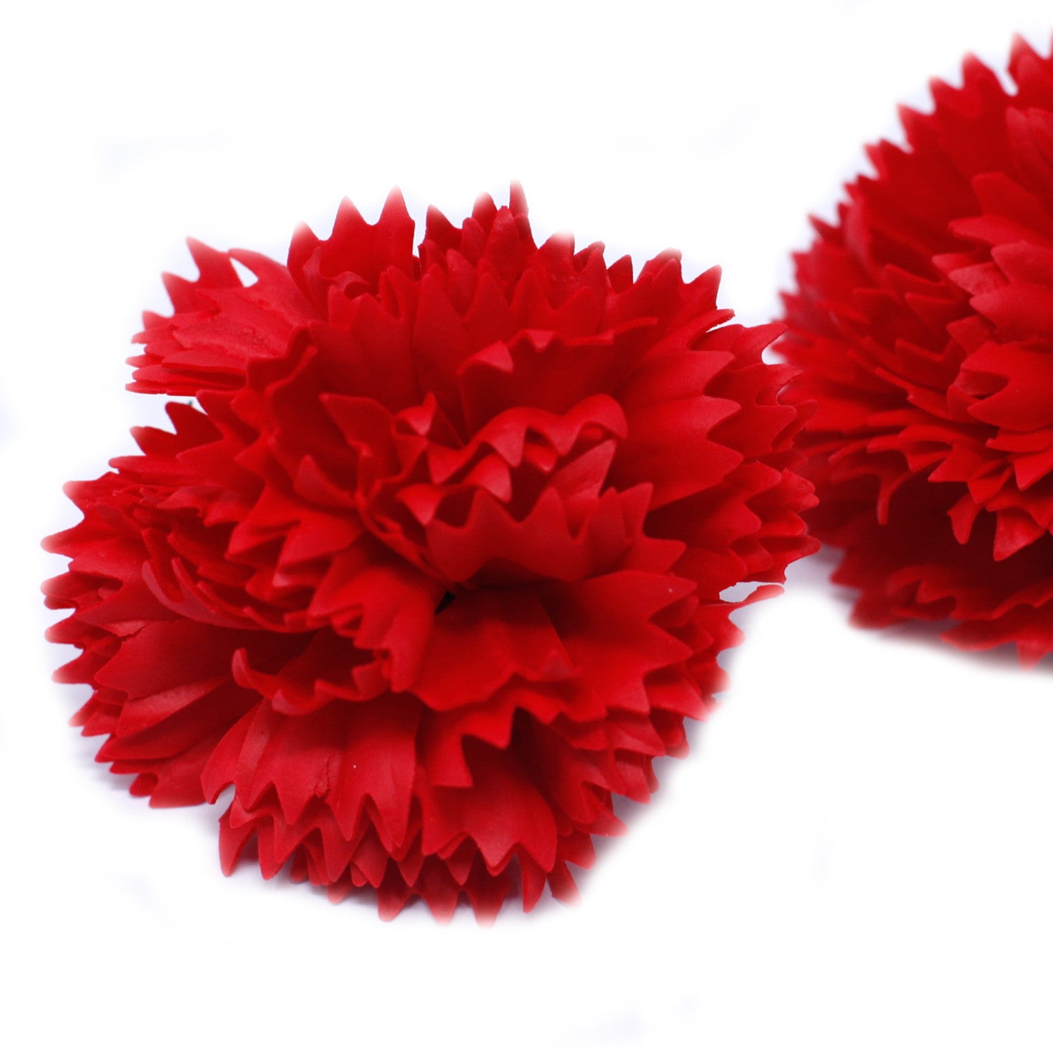 View Craft Soap Flowers Carnations Red x 10 pcs information