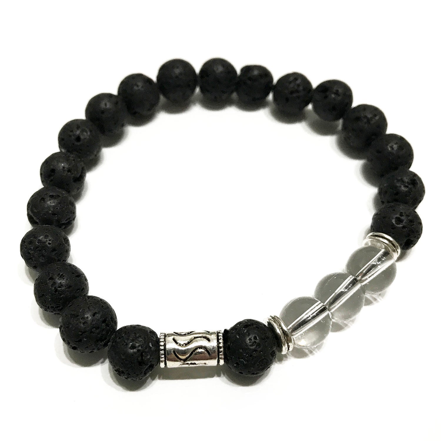 View Lava Stone Bracelet Tribal Rock Quartz information