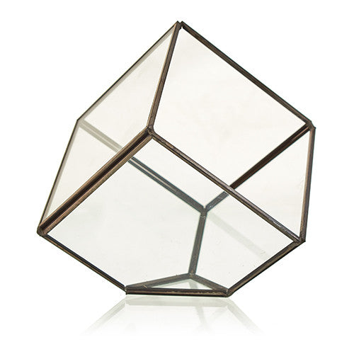 View Glass Terrarium Cube on Corner information