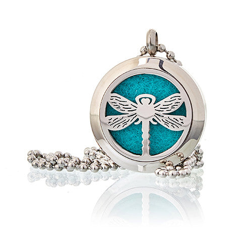 View Aromatherapy Diffuser Necklace Dragonfly 25mm information