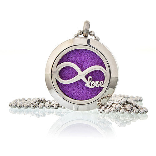 View Aromatherapy Diffuser Necklace Infinity Love 25mm information