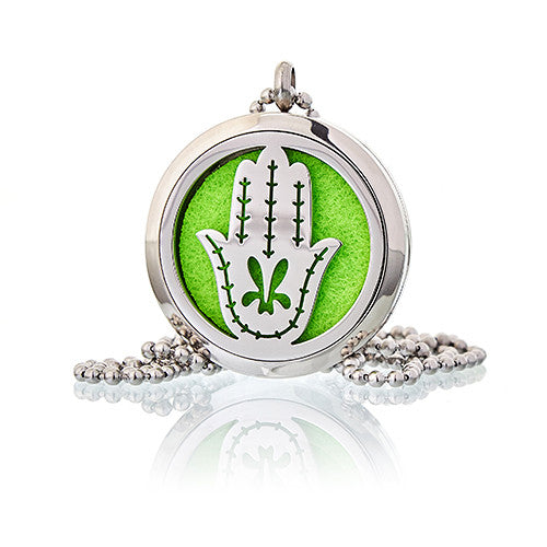 View Aromatherapy Diffuser Necklace Hand of Fatima 30mm information