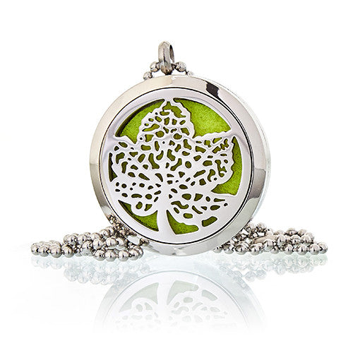 View Aromatherapy Diffuser Necklace Leaf 30mm information