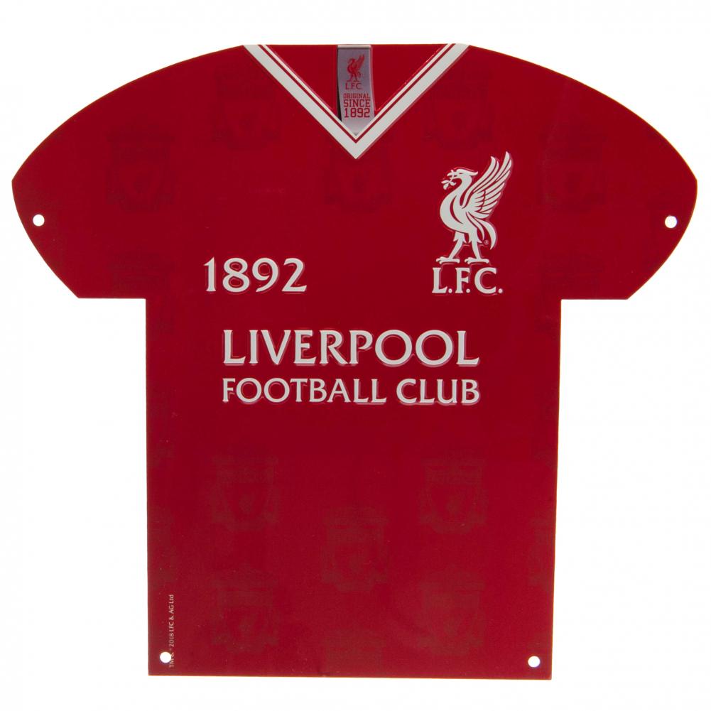 View Liverpool FC Metal Shirt Sign LB information