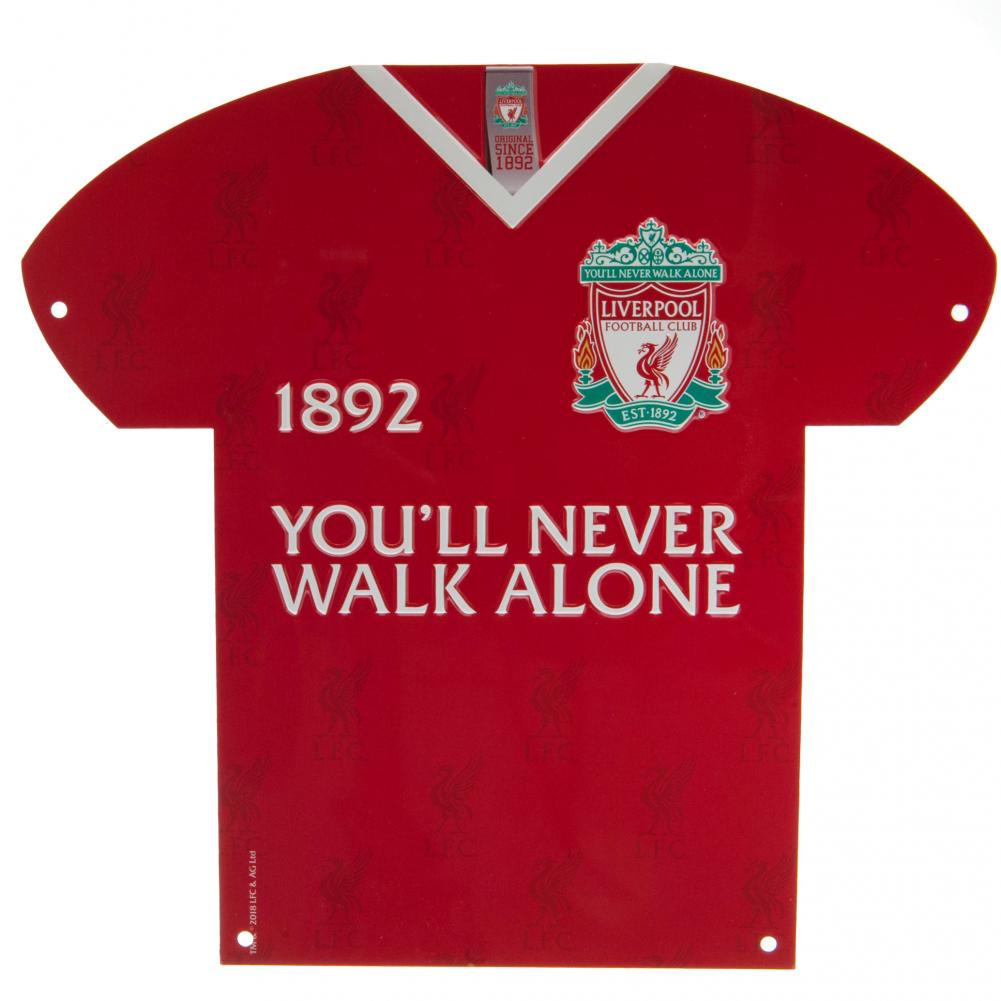 View Liverpool FC Metal Shirt Sign CR information