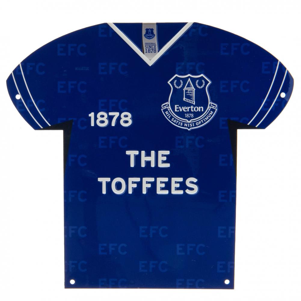 View Everton FC Metal Shirt Sign information