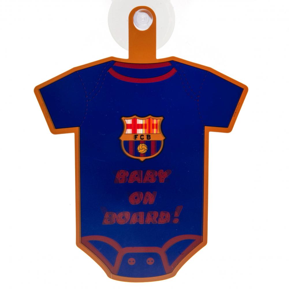 View FC Barcelona Baby On Board Sign information
