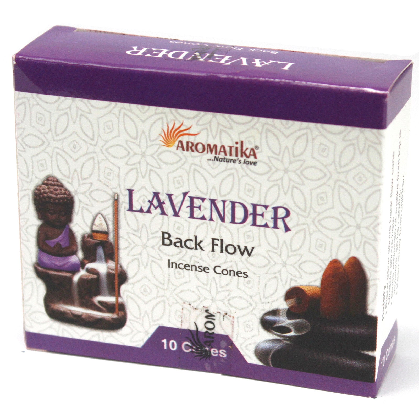 View Aromatica Backflow Incense Cones Lavender information