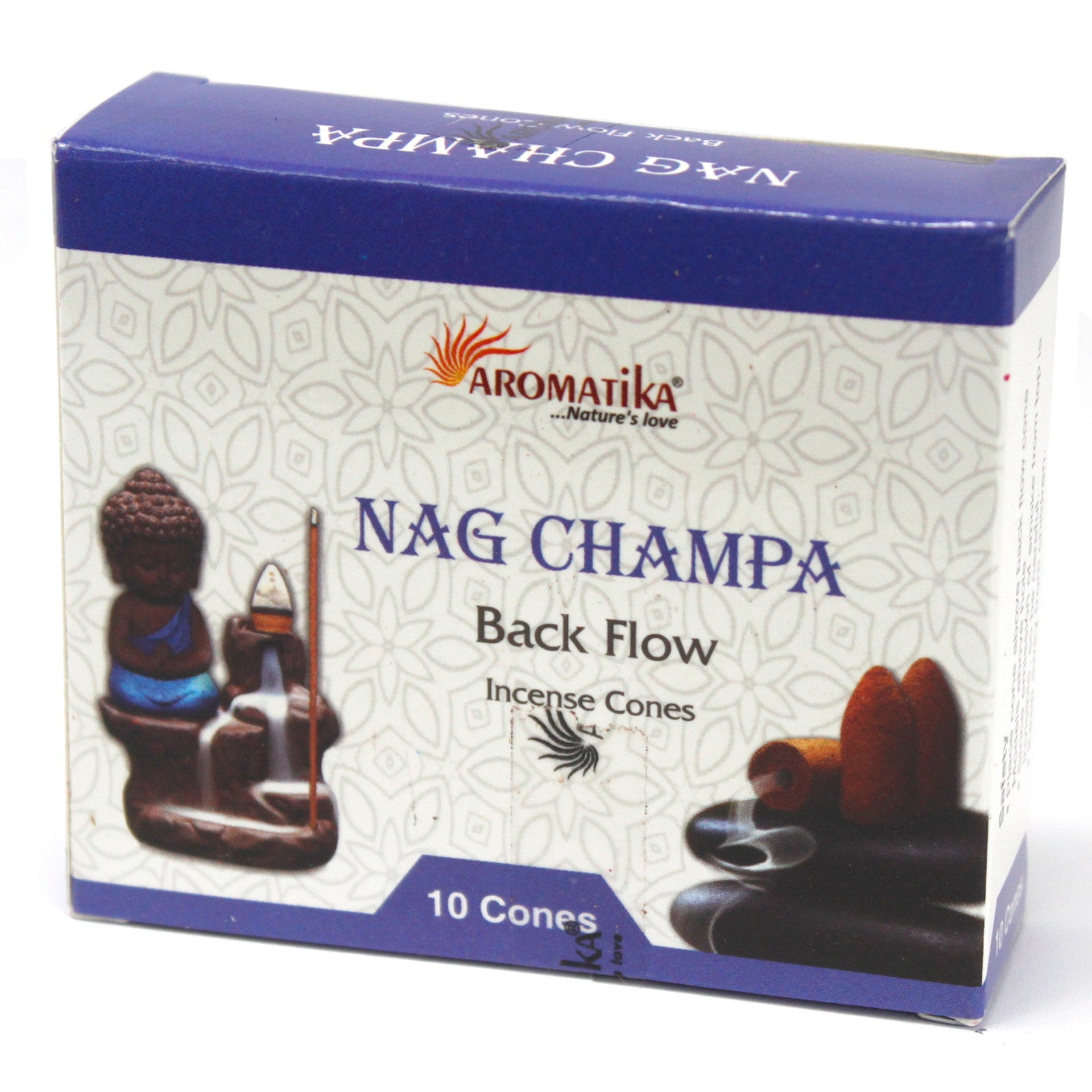 View Aromatica Backflow Incense Cones Nag Champa information