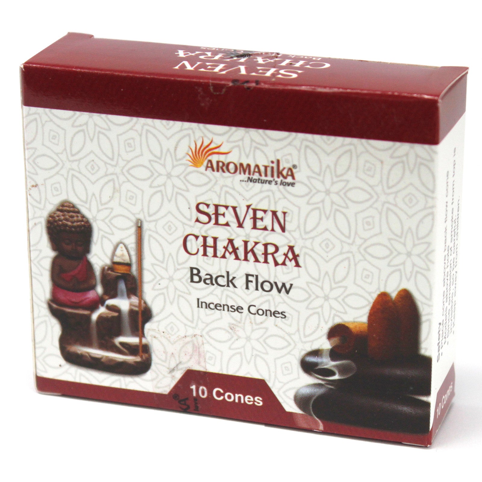 View Aromatica Backflow Incense Cones 7 Charkras information