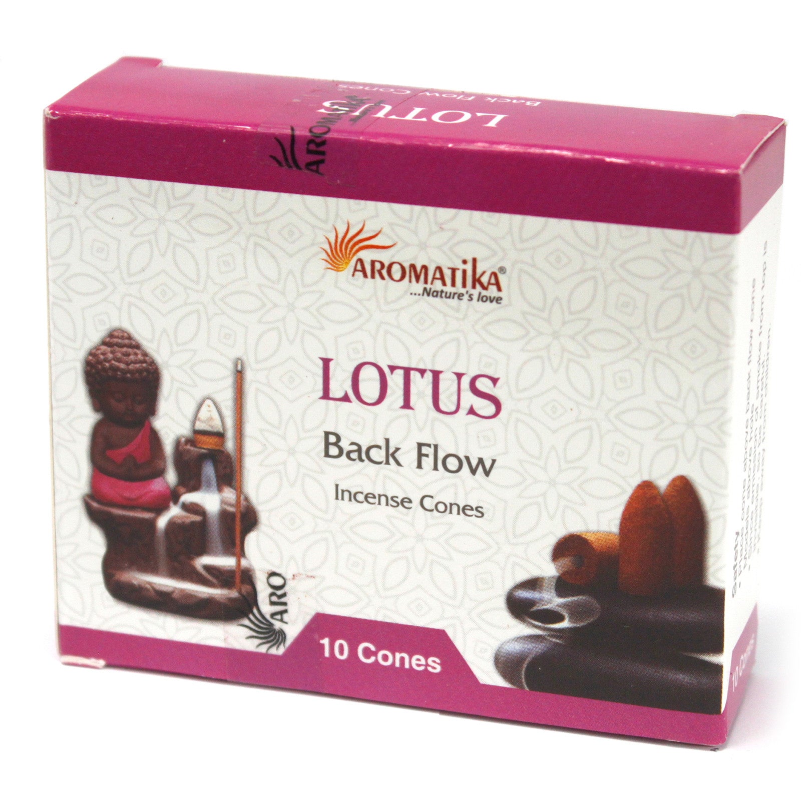 View Aromatica Backflow Incense Cones Lotus information