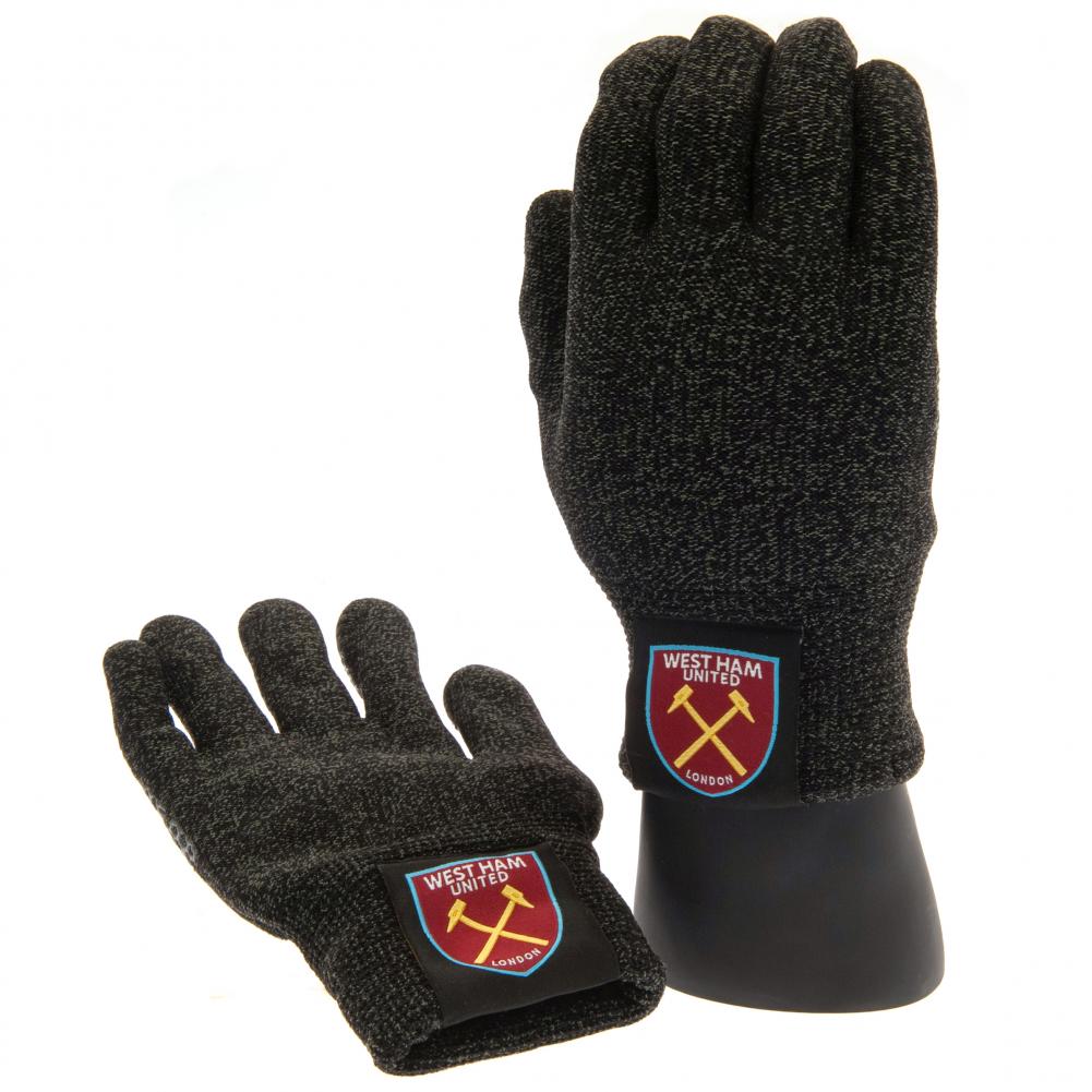 View West Ham United FC Luxury Touchscreen Gloves Youths information