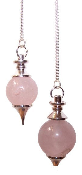 View Sphere Pendulums Rose Quartz information