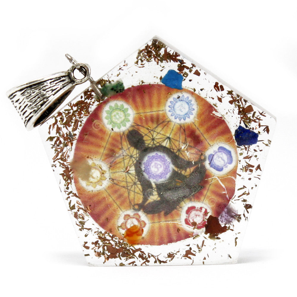 View Orgonite Power Pendant Pentagon Chakra information