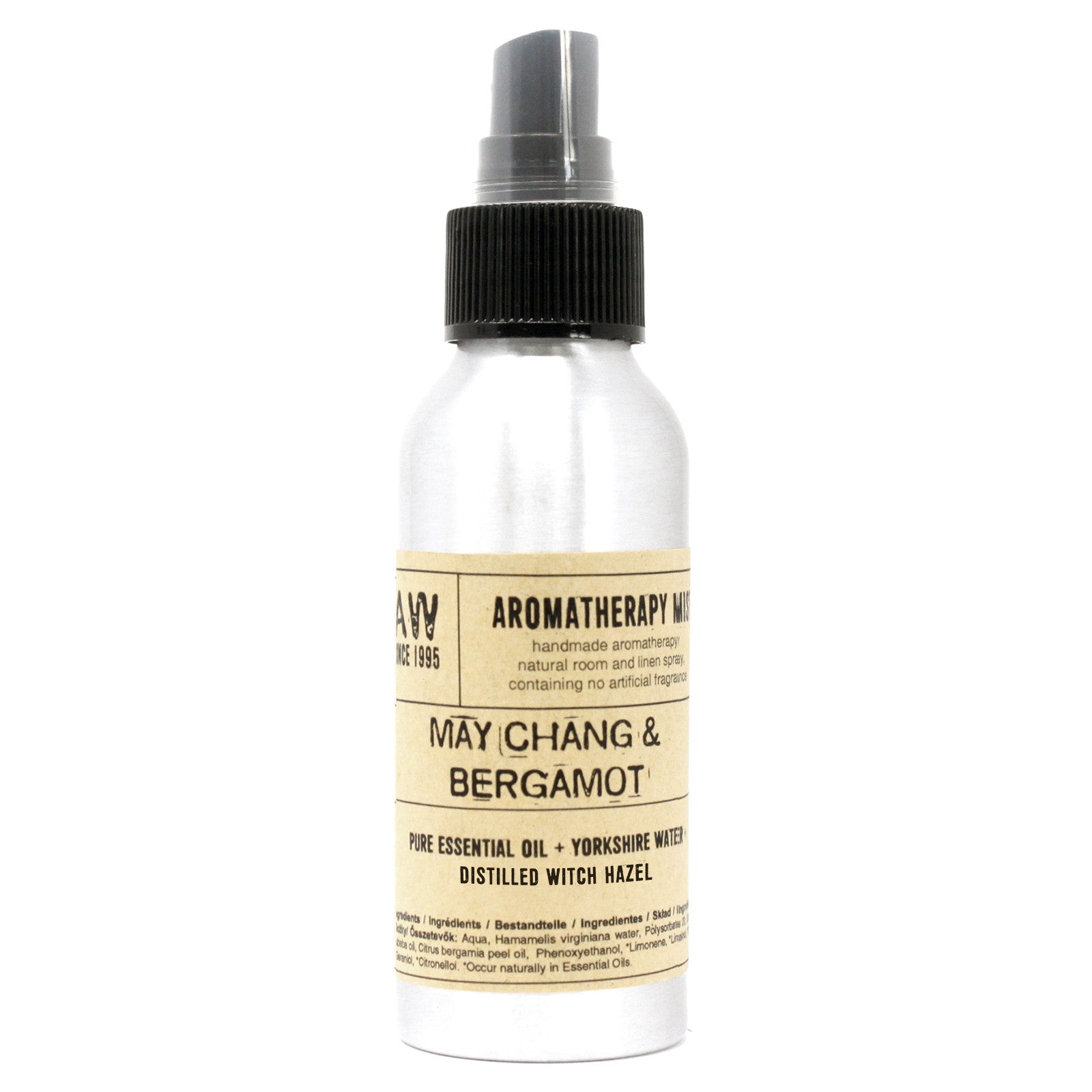 View 100ml Essential Oil Mist May Chang Bergamot information