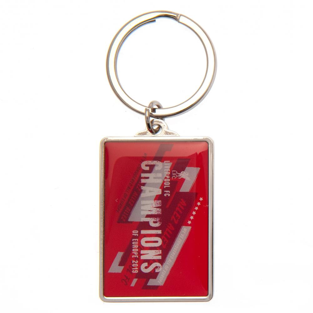 View Liverpool FC Champions Of Europe Keyring NC information