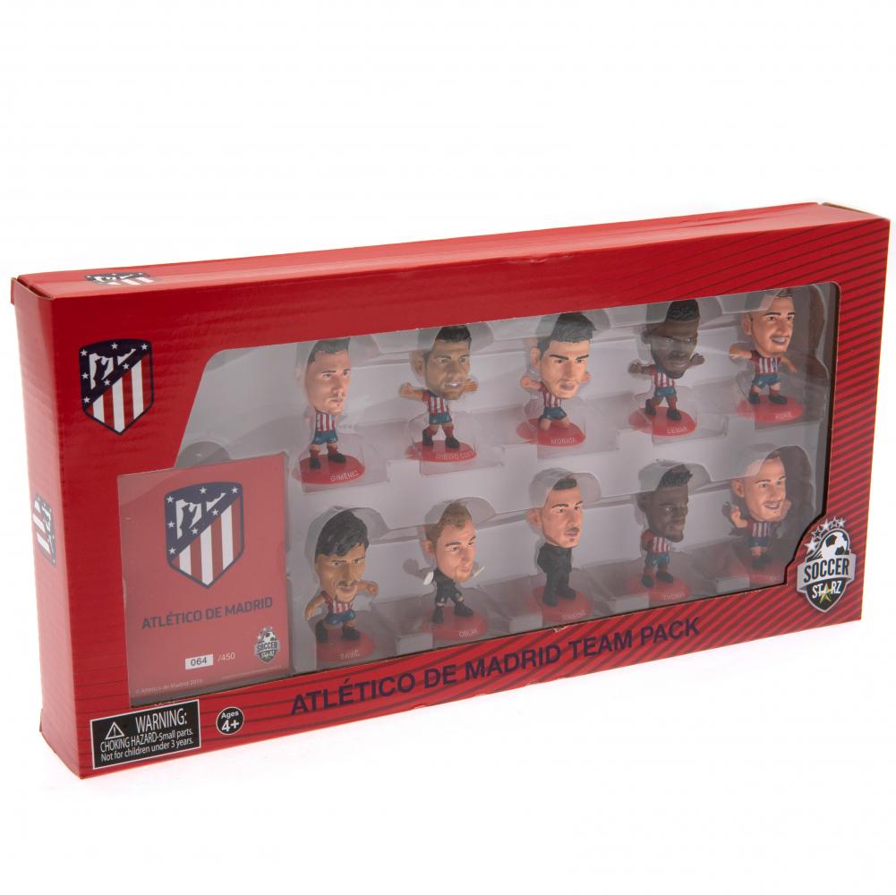 View Atletico Madrid FC SoccerStarz 10 Player Team Pack information
