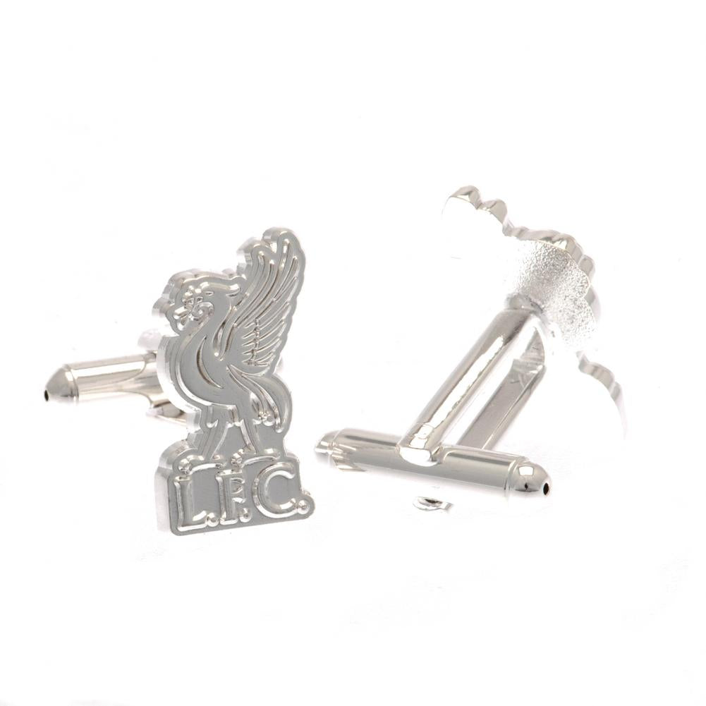 View Liverpool FC Silver Plated Formed Cufflinks LB information