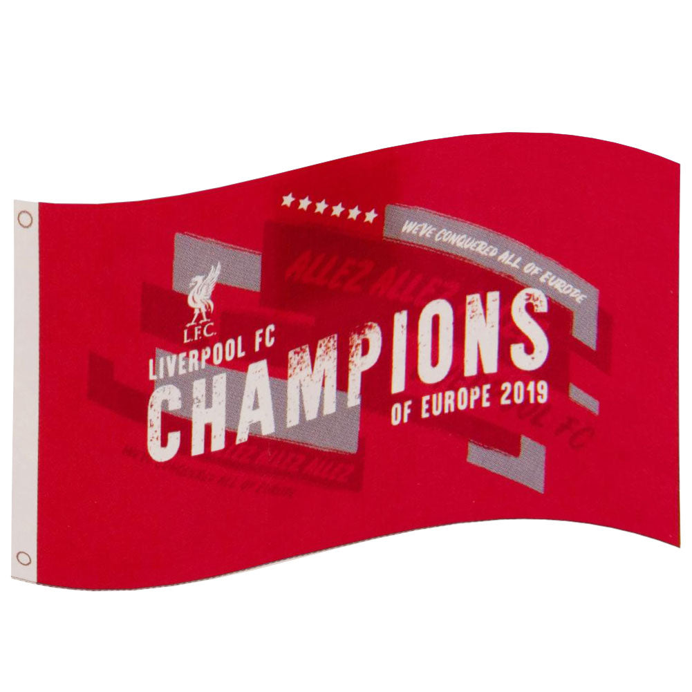View Liverpool FC Champions Of Europe Flag information