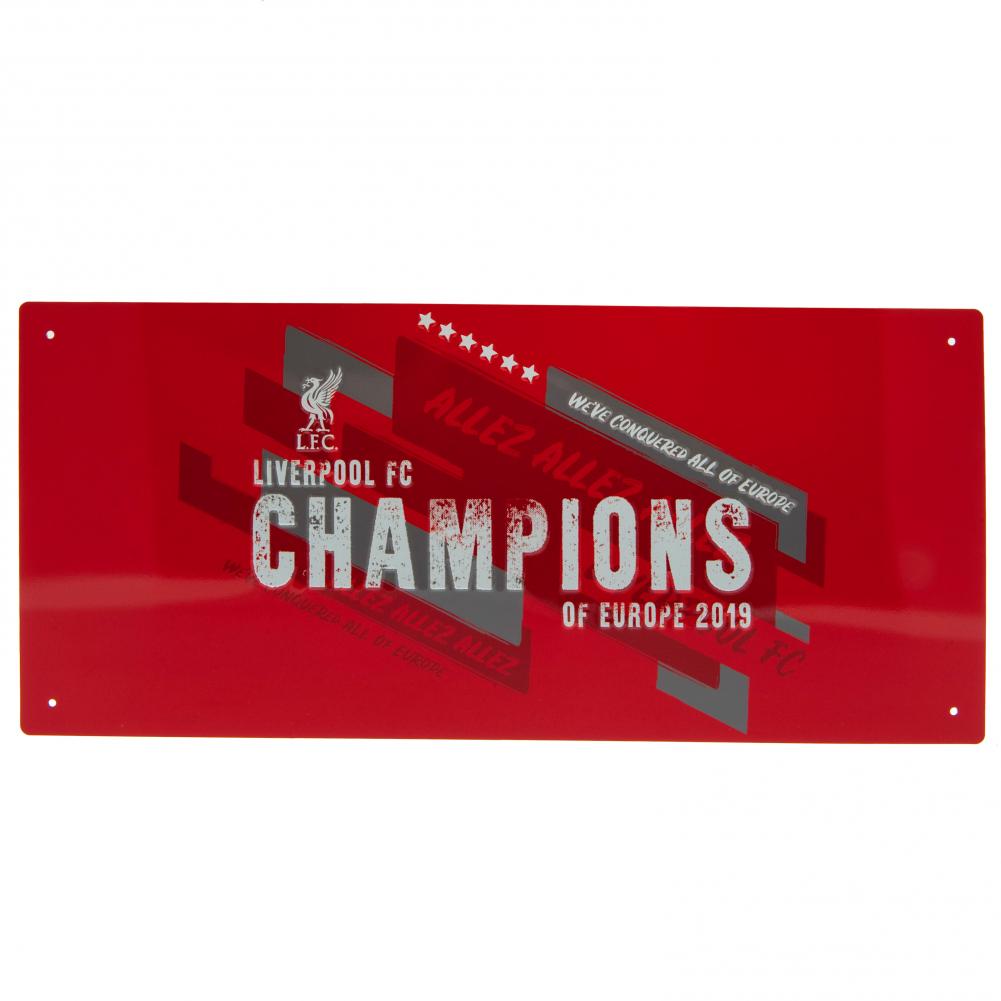 View Liverpool FC Champions Of Europe Street Sign information