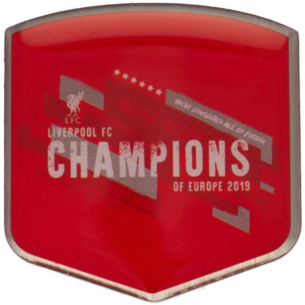 View Liverpool FC Champions Of Europe Badge information