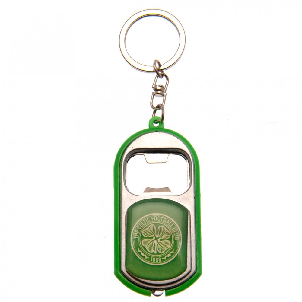 View Celtic FC Keyring Torch Bottle Opener information