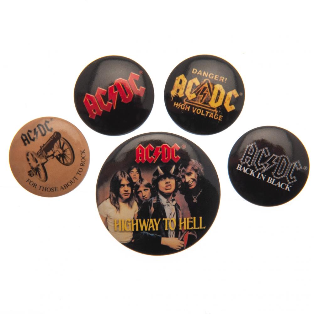 View ACDC Button Badge Set information