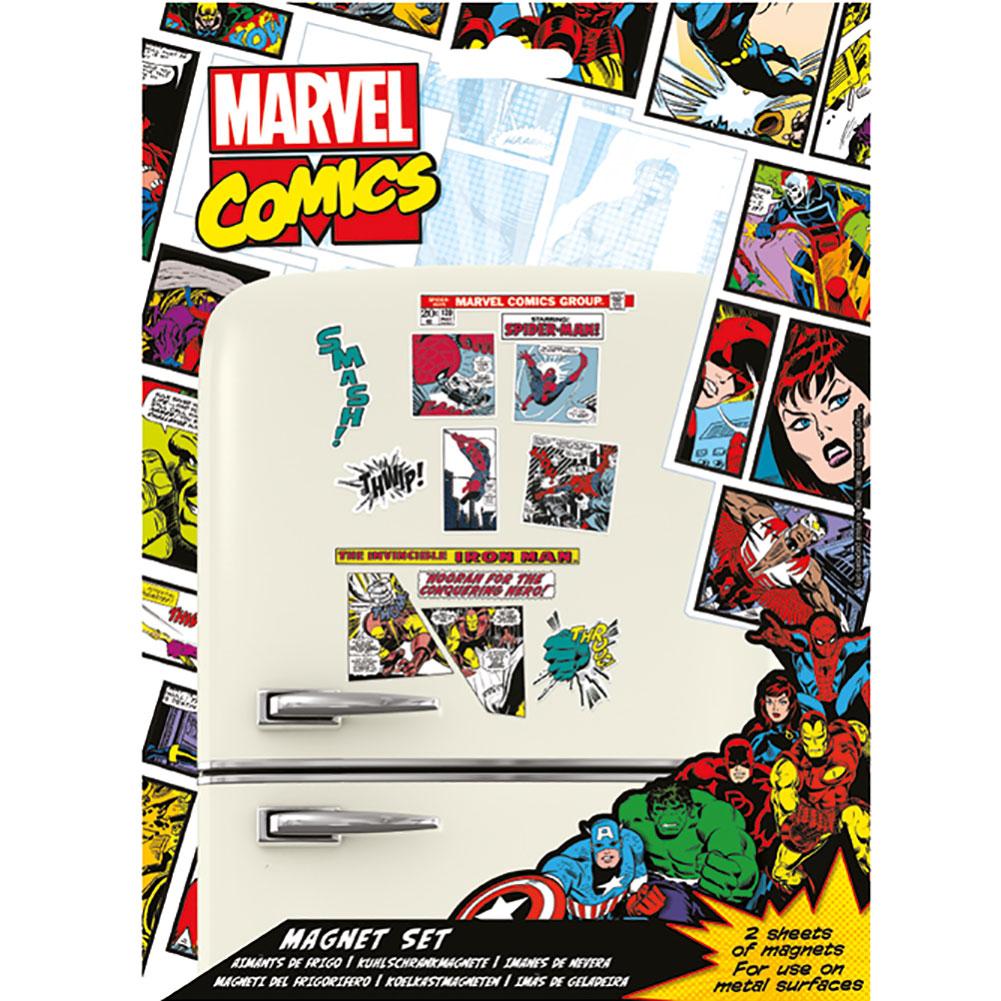 View Marvel Comics Fridge Magnet Set information