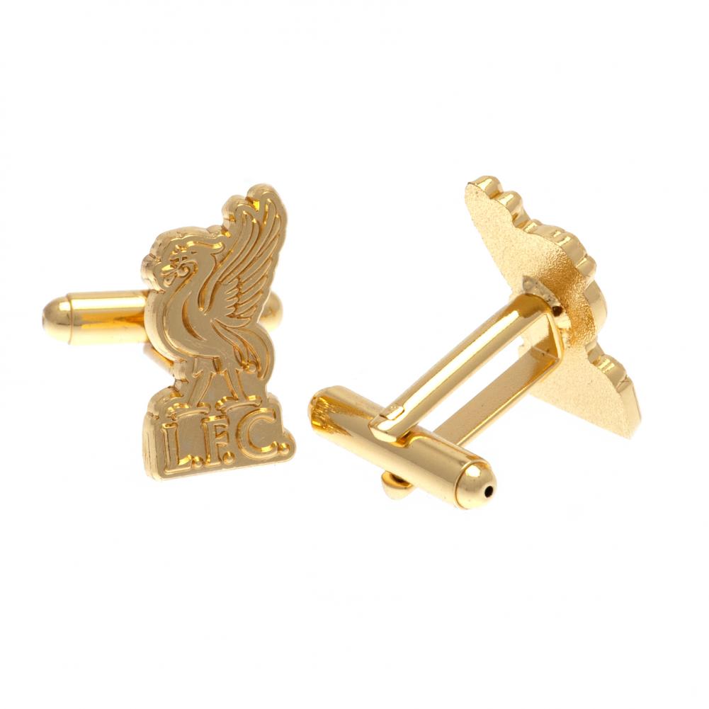 View Liverpool FC Gold Plated Cufflinks LB information