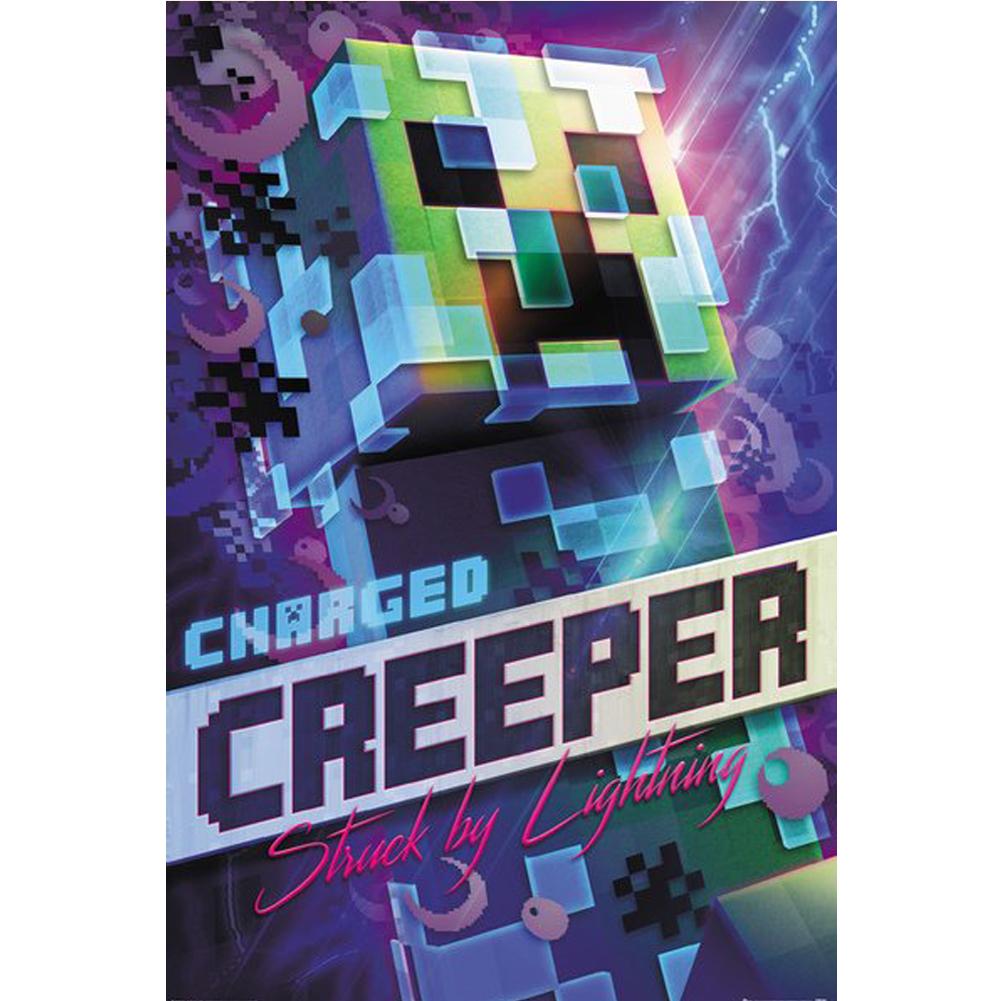 View Minecraft Poster Charged Creeper 162 information