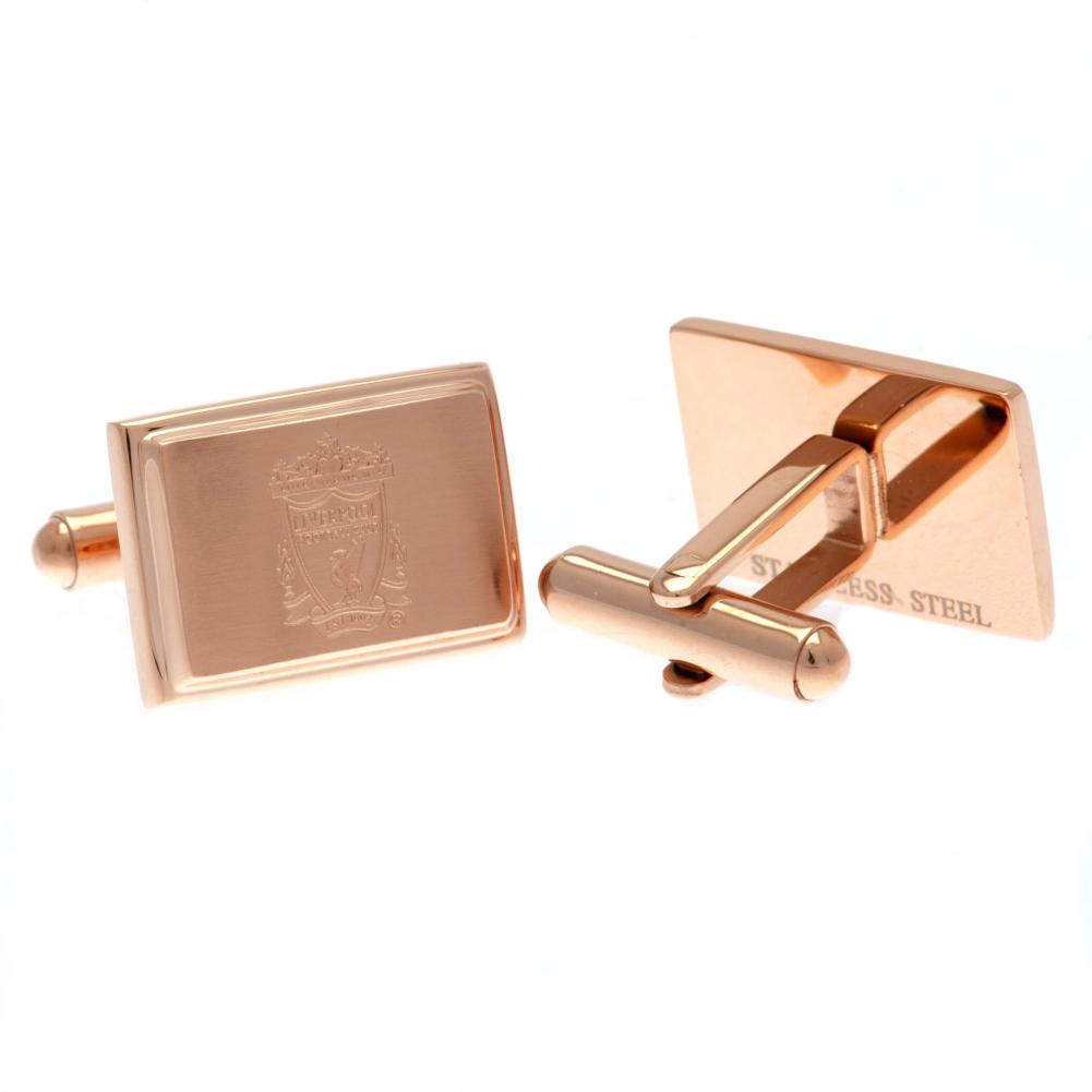 View Liverpool FC Rose Gold Plated Cufflinks information