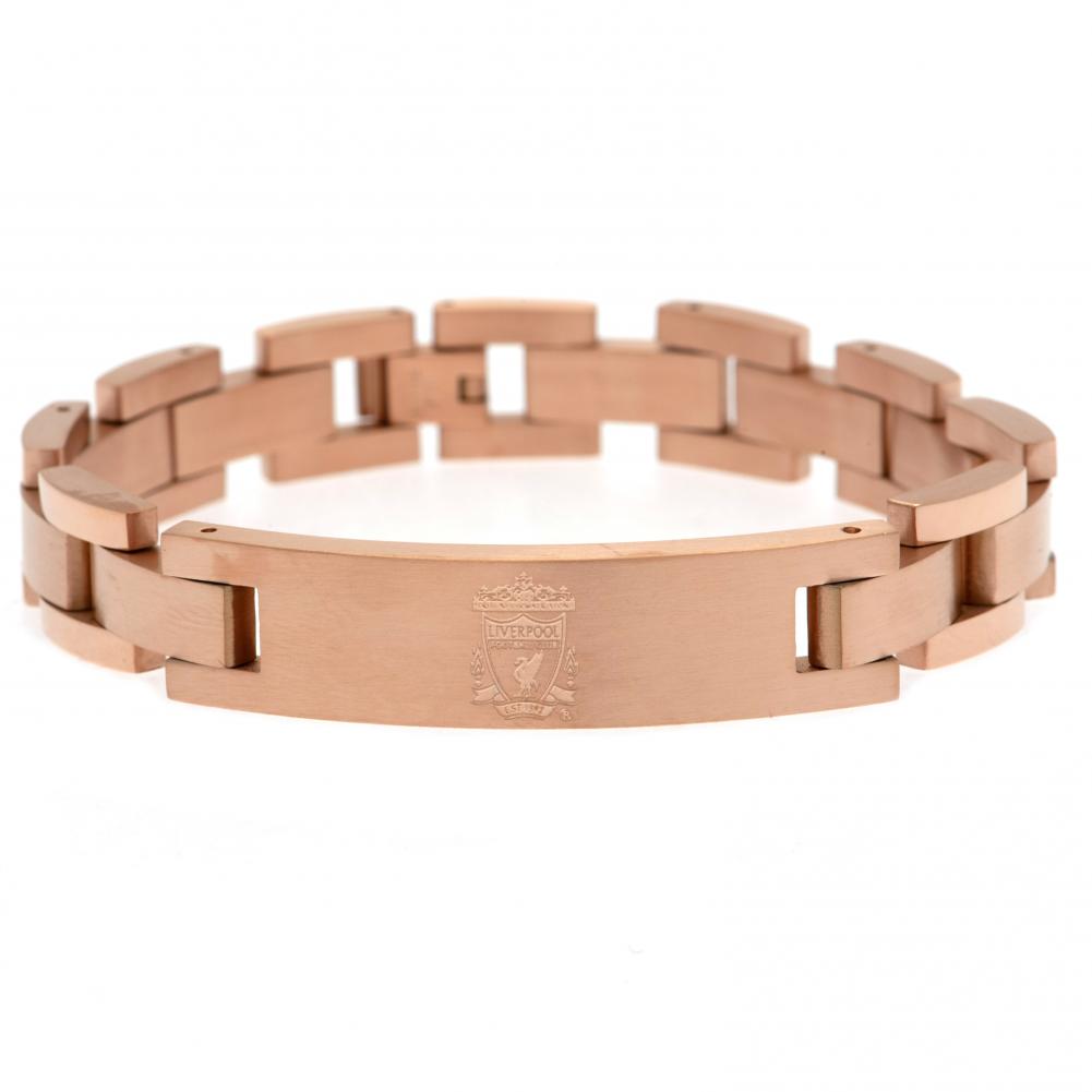 View Liverpool FC Rose Gold Plated Bracelet information