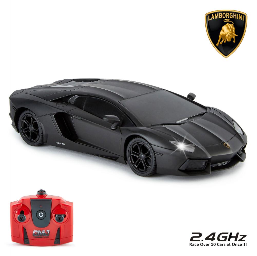 View Lamborghini Aventador Radio Controlled Car 124 Scale Black information