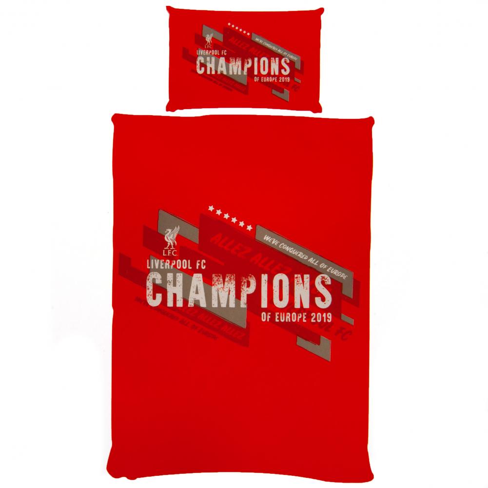 View Liverpool FC Champions Of Europe Single Duvet Set information