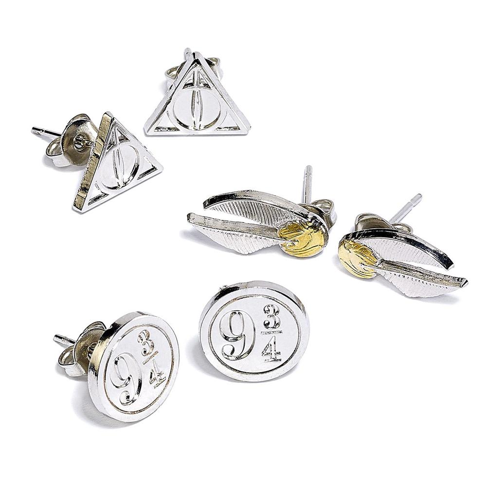 View Harry Potter Silver Plated Earring Set information