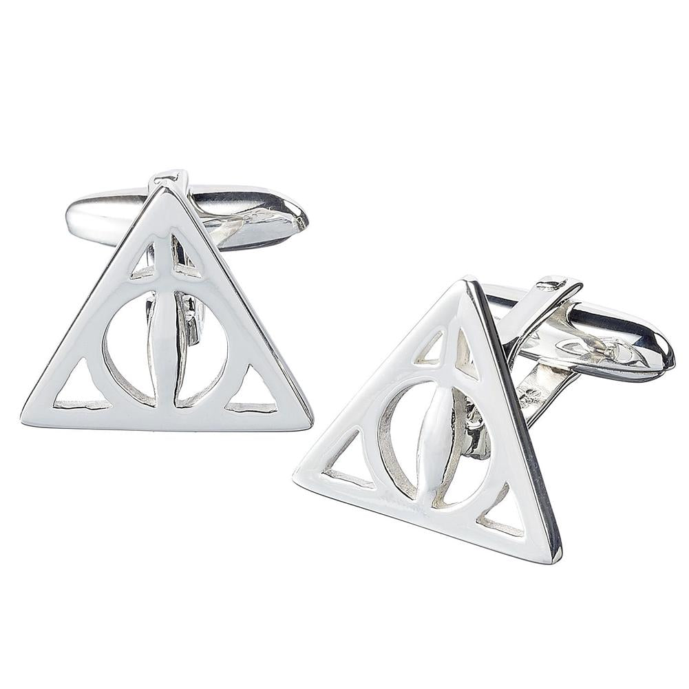 View Harry Potter Sterling Silver Cufflinks Deathly Hallows information