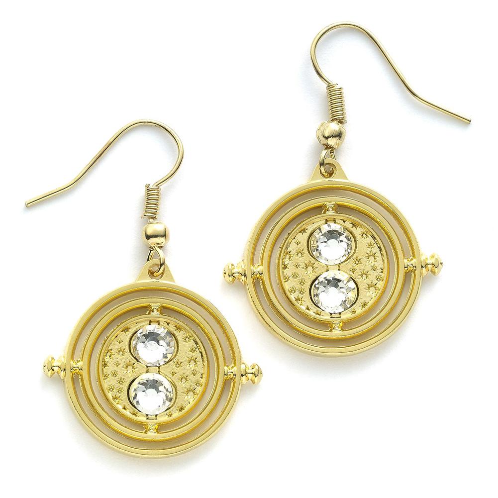 View Harry Potter Gold Plated Earrings Time Turner information