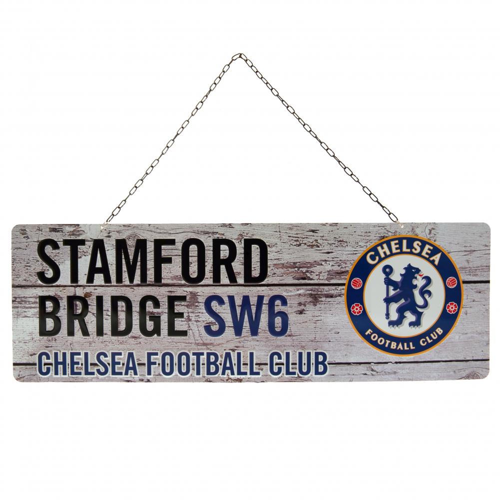 View Chelsea FC Rustic Garden Sign information