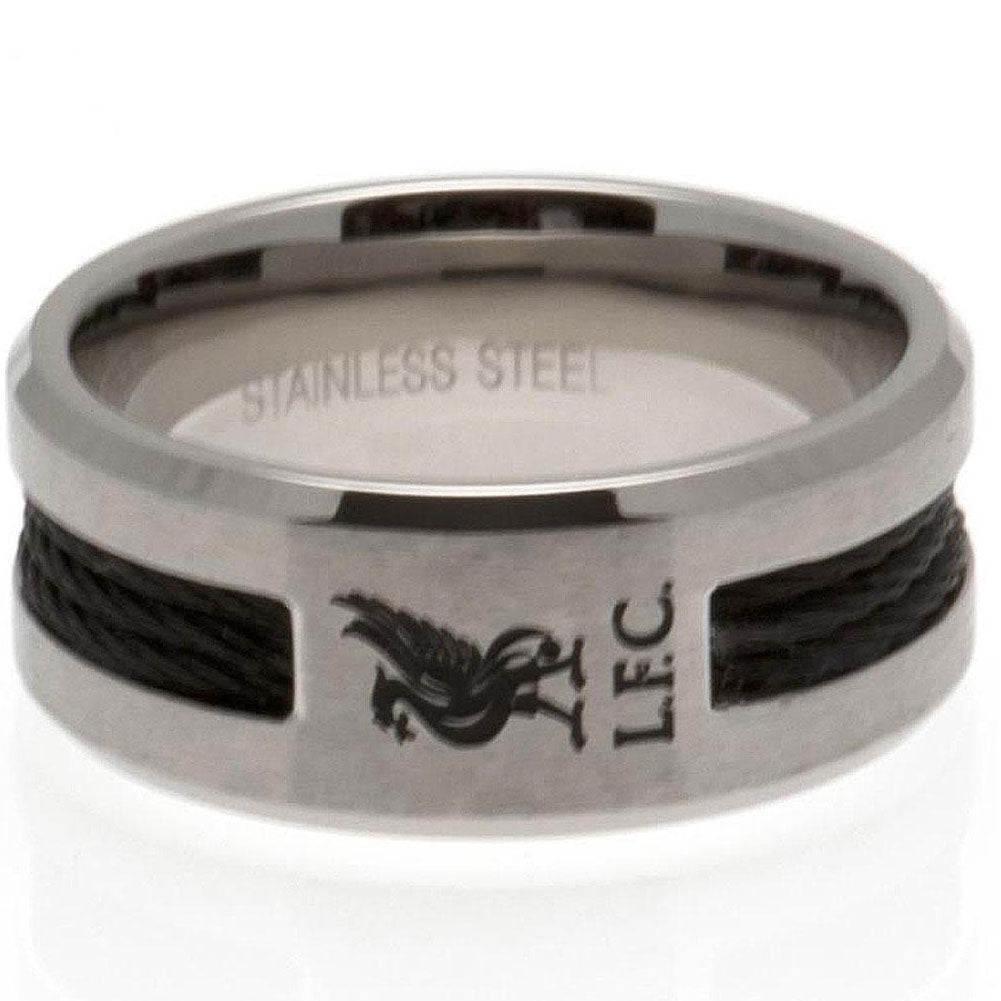 View Liverpool FC Black Inlay Ring Small information