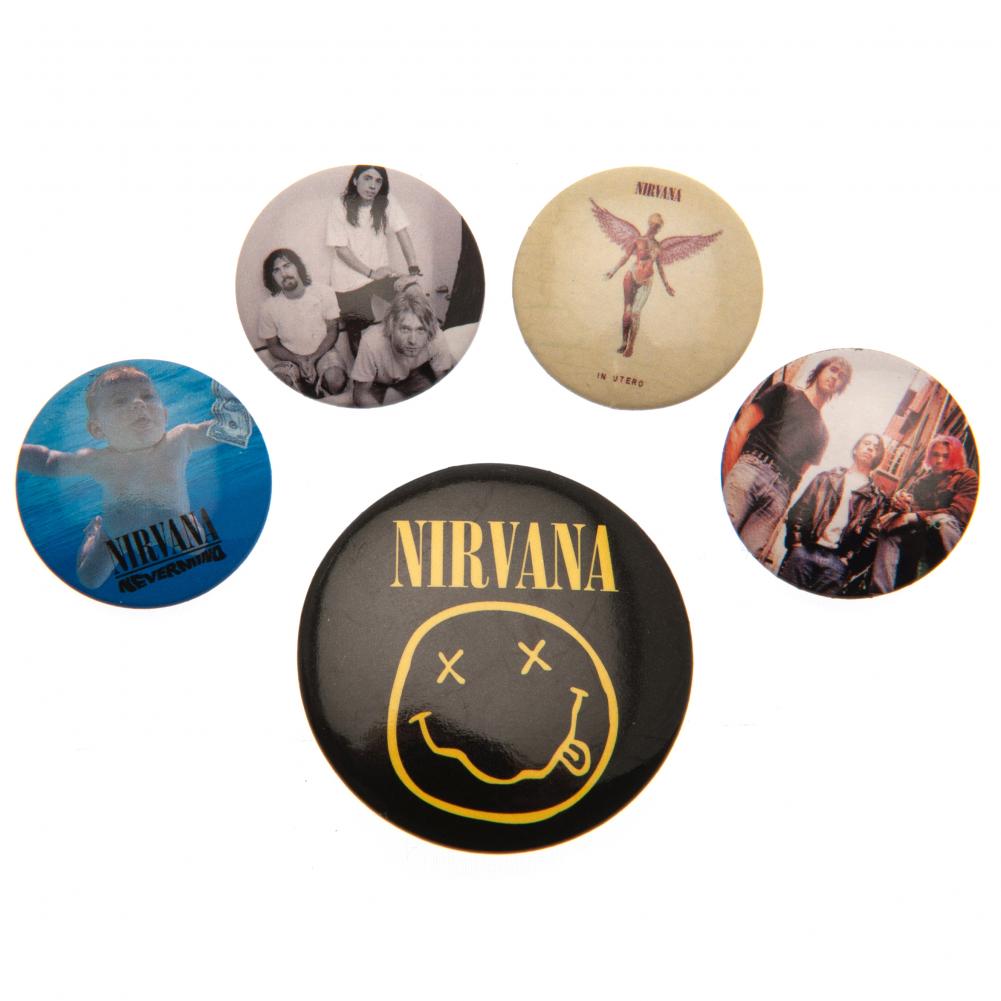 View Nirvana Button Badge Set information