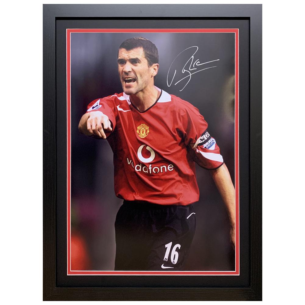 View Manchester United FC Keane Signed Framed Print information