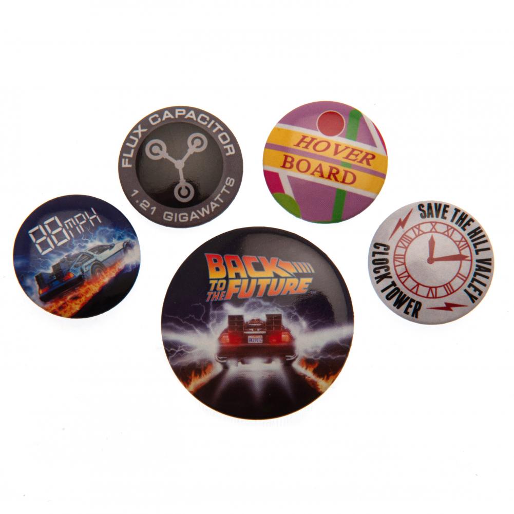 View Back To The Future Button Badge Set information